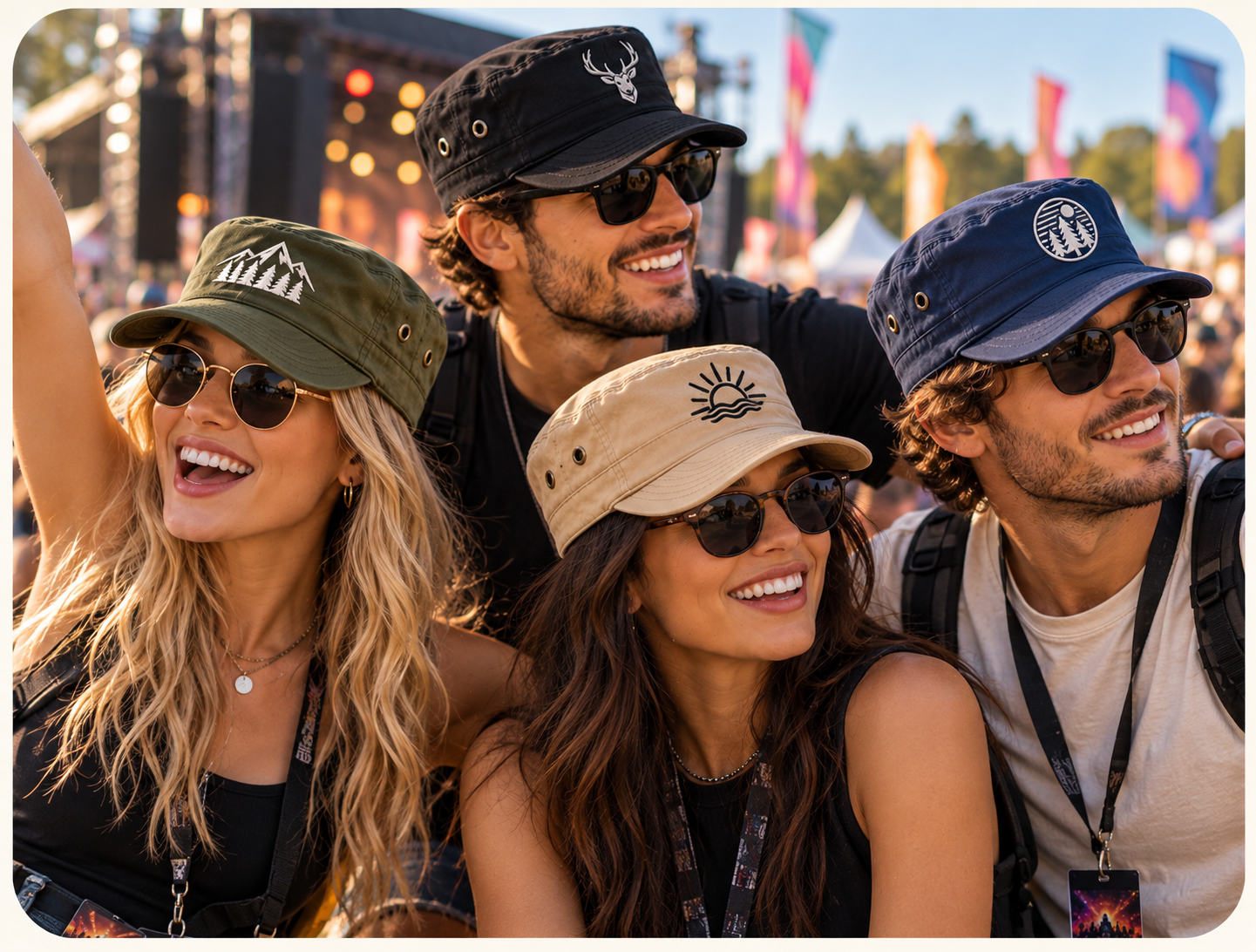 Event Merchandise Military Caps