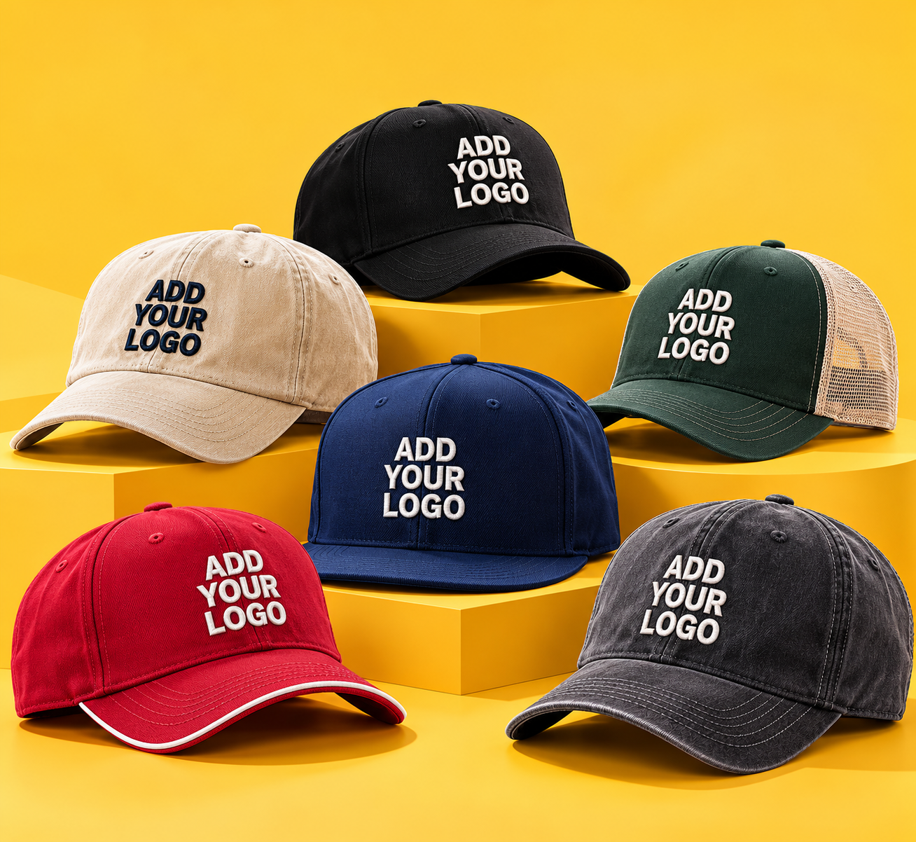 embroidered cap